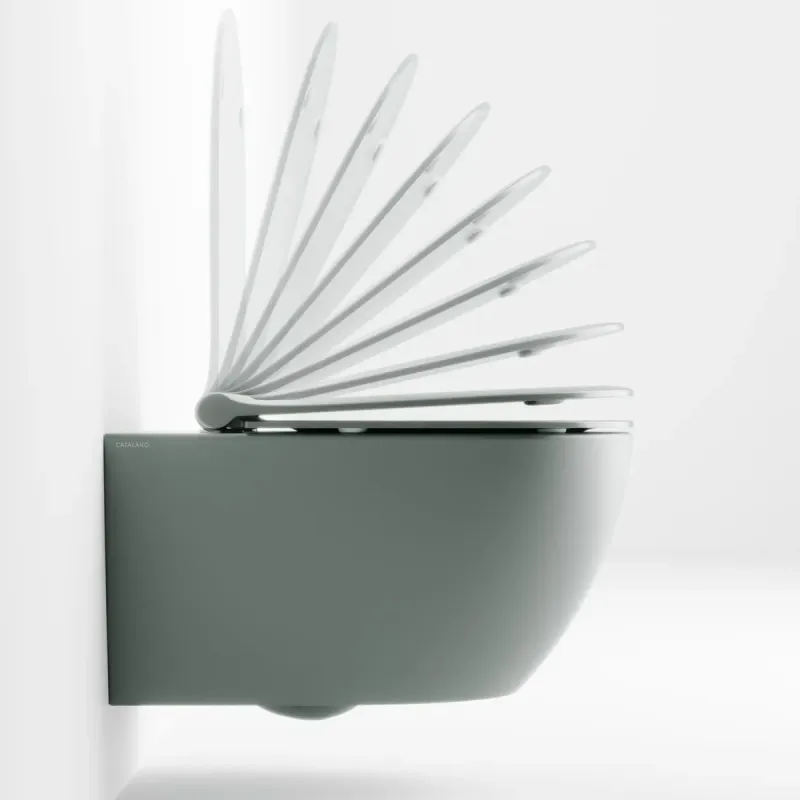 Catalano Zero 46 Toalettsete med Soft-Close og Quick-Release - Hvit