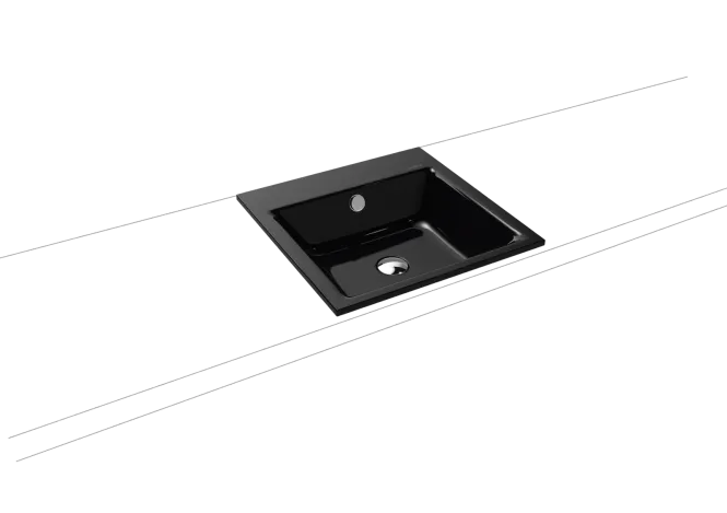 Hovedbilde Kaldewei PURO Mod 3150 Nedfelt Servant, 46x46 cm, Black, 0 kranhull, ...
