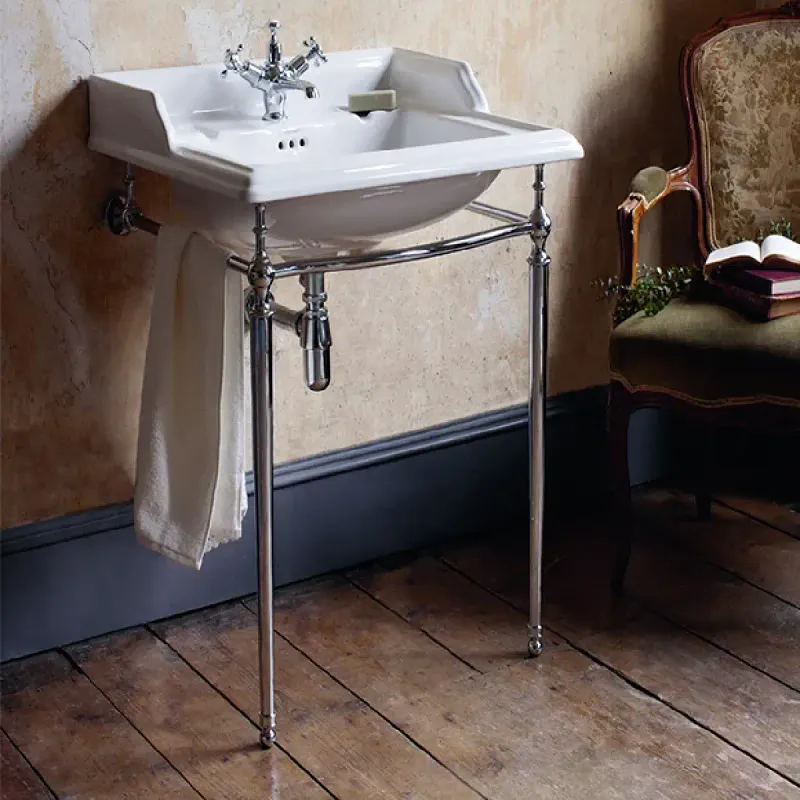 Burlington Classic servant 51x45 cm inkl.rørstativ i krom