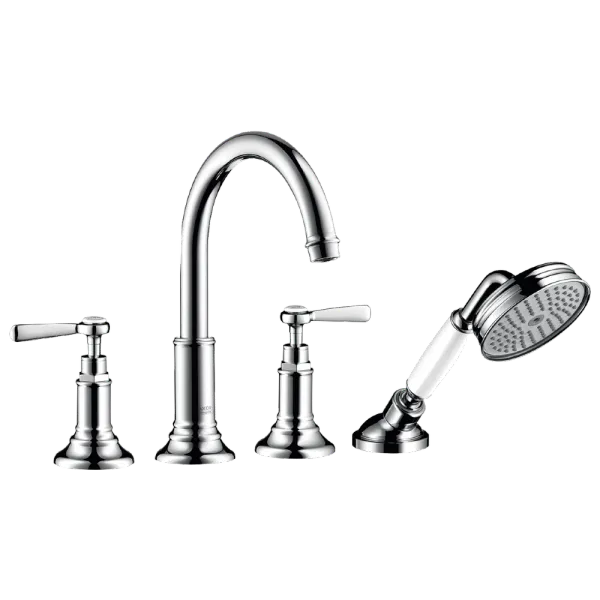 Hovedbilde Axor Montreux 4-hulls Badekarbatteri til karkant med vingegrep