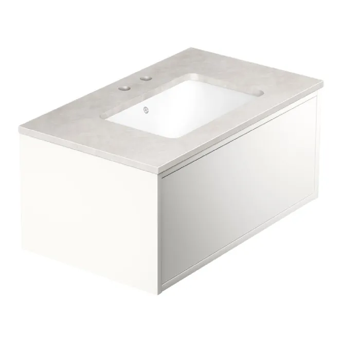 Hovedbilde Gustavsberg Ducentic Servantskap 80 cm med Polar Grey Benkeplate og ...