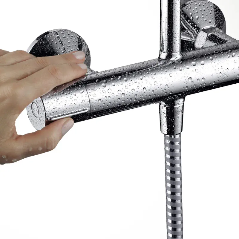 Hansgrohe Vernis Blend Showerpipe 200 1jet – Krom