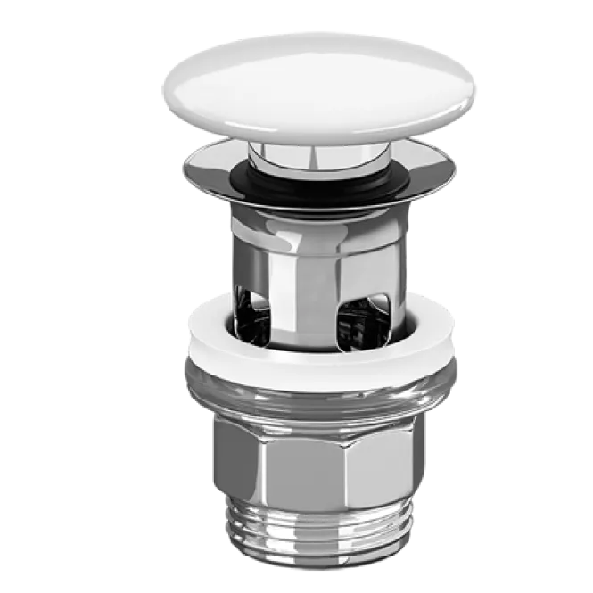 Hovedbilde Villeroy & Boch Push-open bunnventil - porselen