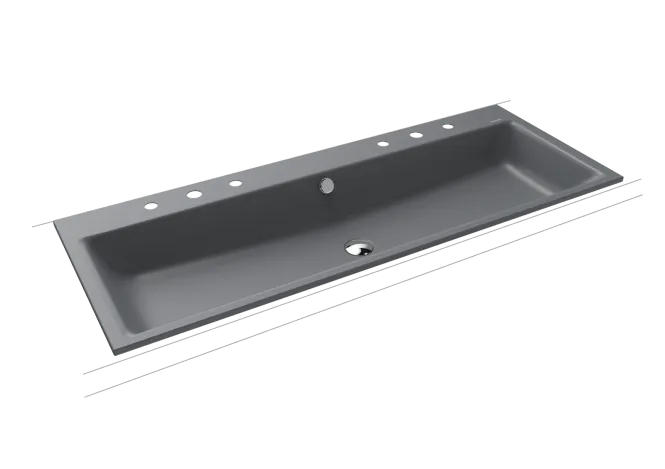 Hovedbilde Kaldewei PURO Mod 3169-D Dobbel Nedfelt Servant, 120x46 cm, Cool Grey ...