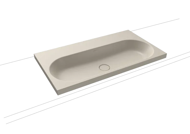 Hovedbilde Kaldewei CENTRO Mod 3056 Toppmontert Servant, 90x50 cm, Warm Grey 10, ...
