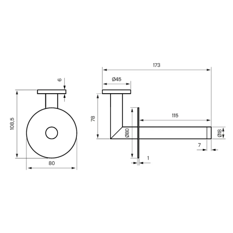 Tapwell TA234 reserverullholder