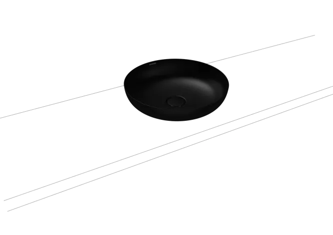 Hovedbilde Kaldewei MIENA Mod 3180 Toppmontert Servant, 45x45 cm, Black Matt ...