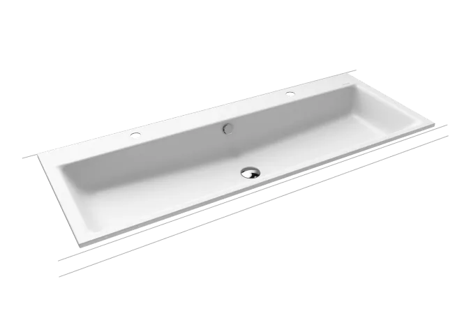 Hovedbilde Kaldewei PURO Mod 3169-D Dobbel Nedfelt Servant, 120x46 cm, Alpine ...