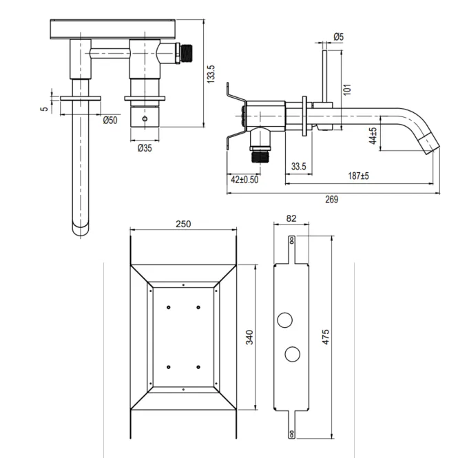 Hovedbilde Scandtap Steel Harmonized 1 Servantbatteri