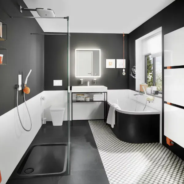 Hovedbilde Kaldewei CENTRO DUO 1 HØYRE Mod 137 Innebygd Badekar 180x80 cm