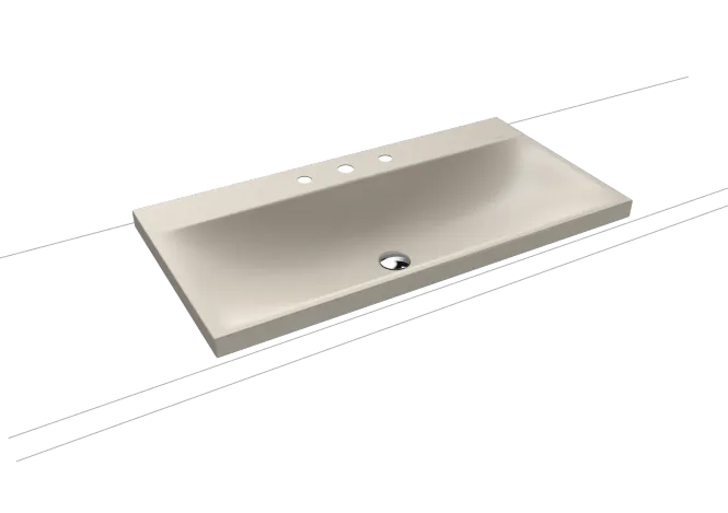 Hovedbilde Kaldewei SILENIO Toppmontert Servant Mod 3041 90x46 cm, Warm Grey 10, ...