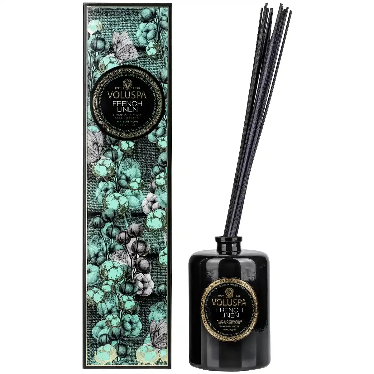 Voluspa Maison Noir Reed Diffuser - French Linen