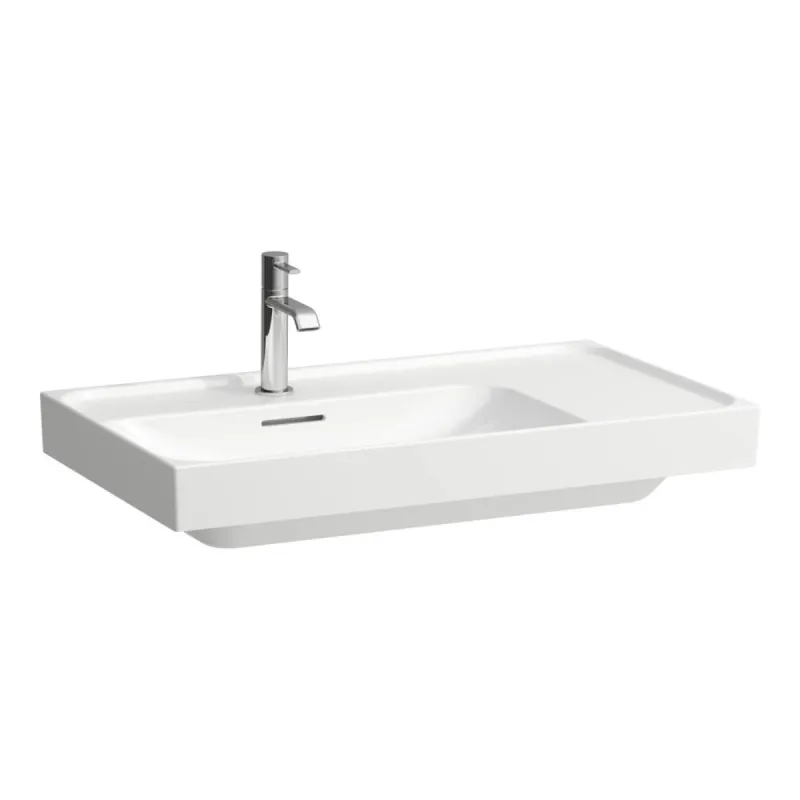 Laufen Meda Vegghengt Servant 80x46 cm - Hylle høyre