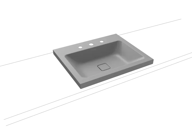 Hovedbilde Kaldewei CONO Mod 3083 Toppmontert Servant, 60x50 cm, Cool Grey 30, 3 ...