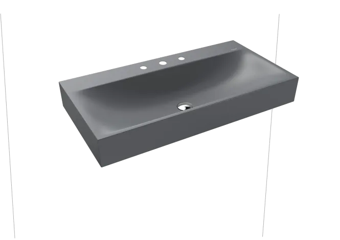 Hovedbilde Kaldewei SILENIO Vegghengt Servant Mod 3045 90x46 cm, Cool Grey 70, 3 ...