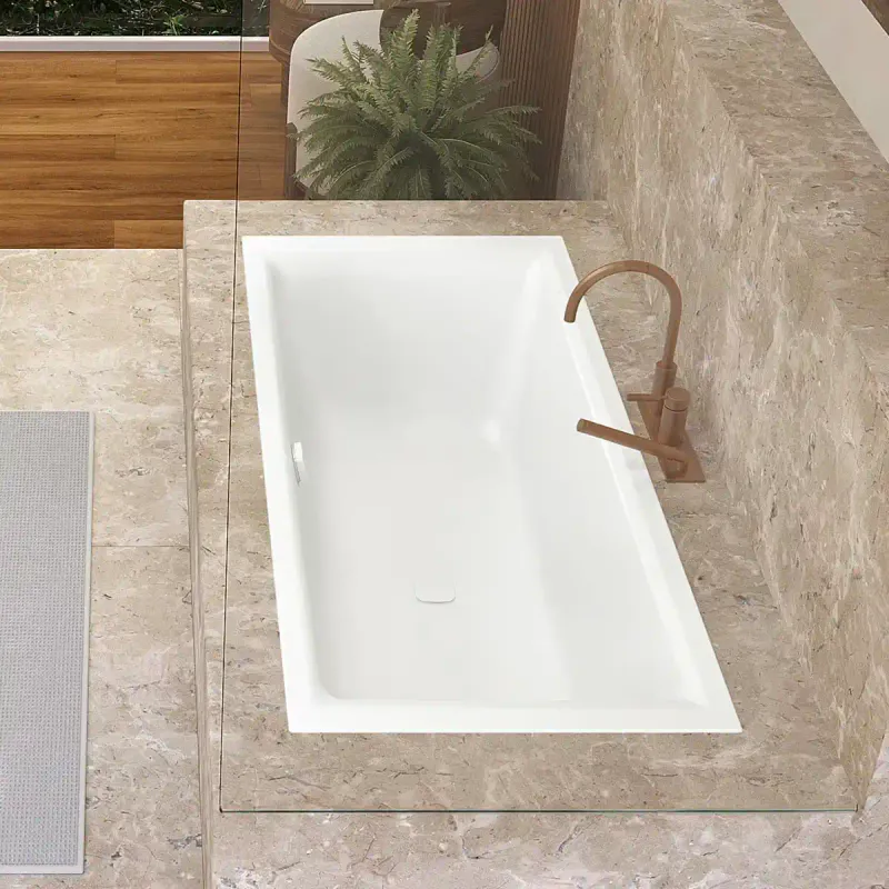 Kaldewei PURO NEXT DUO Mod 1438 Innebygd Badekar 170x75 cm