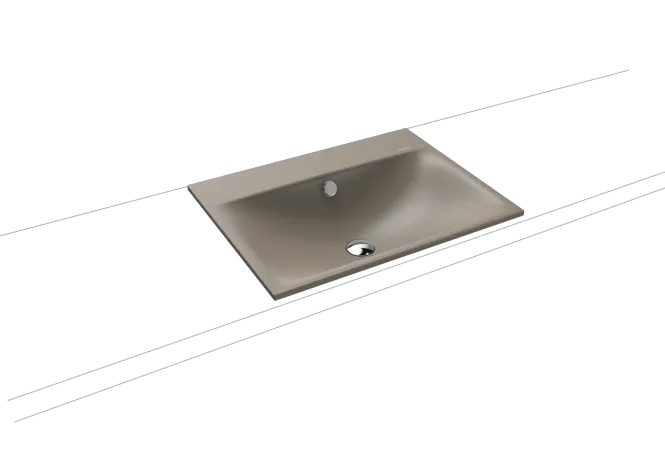 Hovedbilde Kaldewei SILENIO Nedfelt Servant Mod 3037 60x46 cm, Warm Grey 60, 0 ...