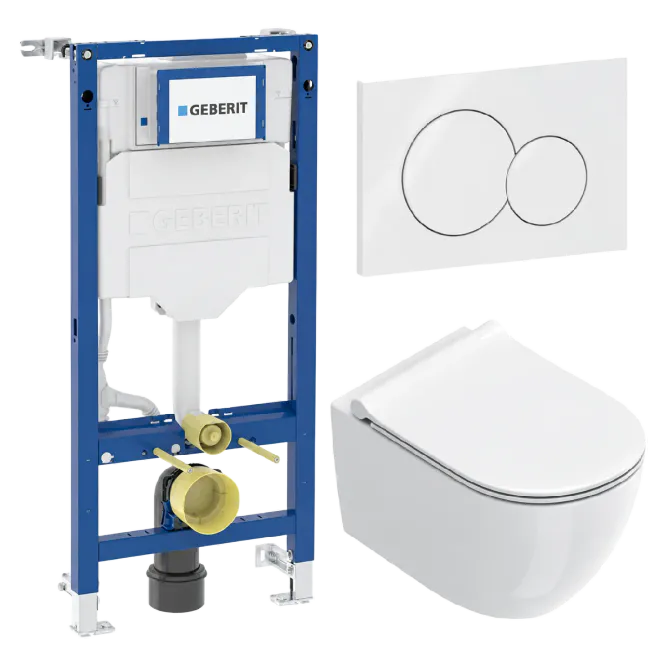 Hovedbilde Catalano Sfera 50 Toalettpakke Silentech 2.0 med Geberit Sigma 112 og ...