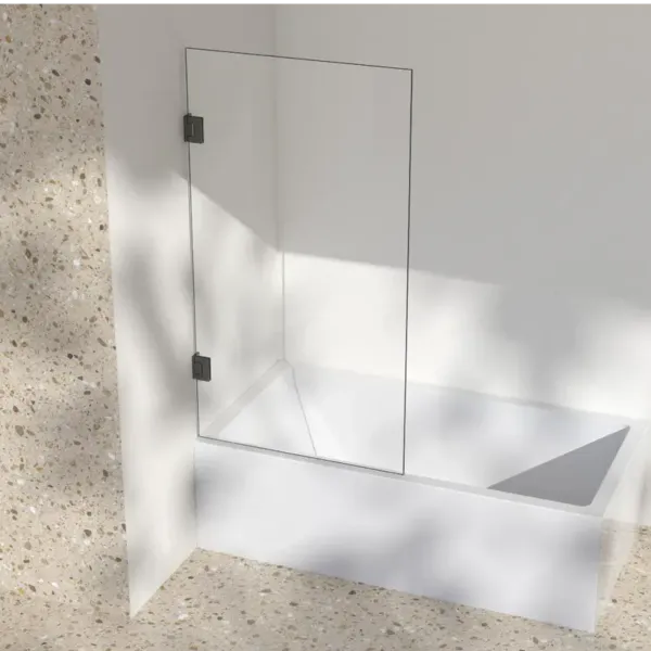 Hovedbilde Scala Bad Silvano Badekarvegg 80x145 cm - Klart glass