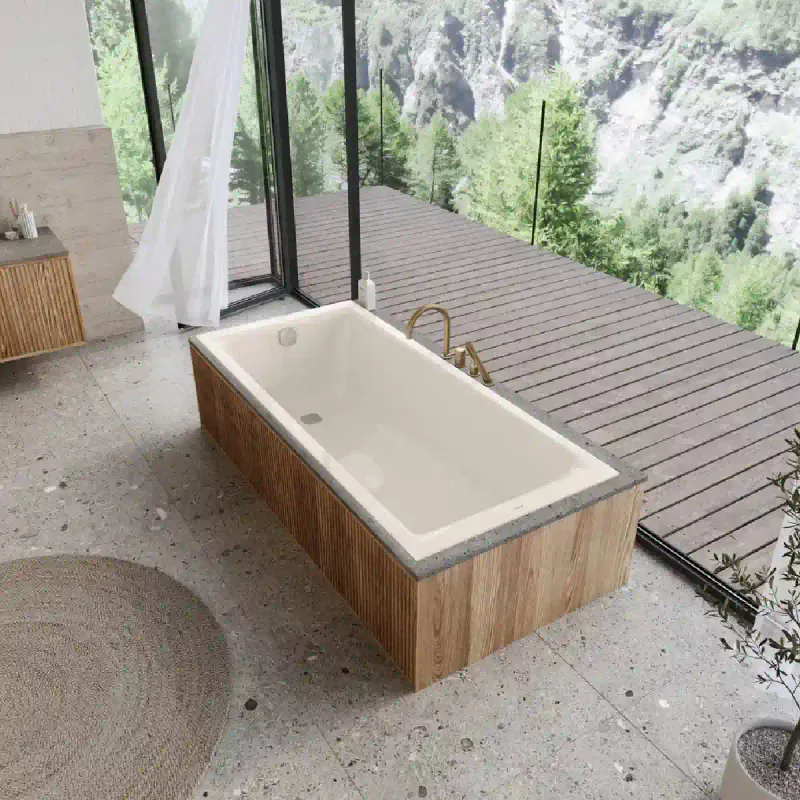 Kaldewei PURO NEXT Mod 1428 Innebygd Badekar 180x80 cm