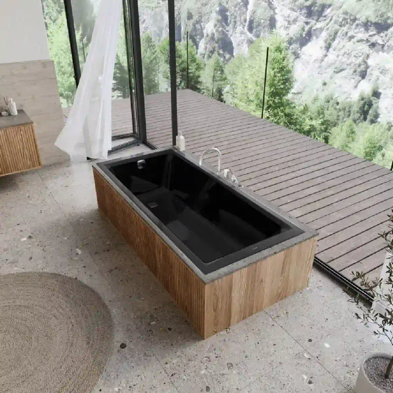 Kaldewei PURO NEXT Mod 1428 Innebygd Badekar 180x80 cm