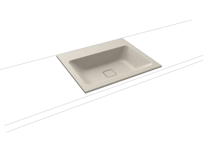 Hovedbilde Kaldewei CONO Mod 3080 Nedfelt Servant, 60x50 cm, Warm Grey 10, 3 ...