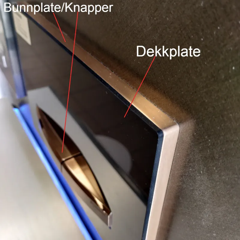 Geberit Sigma 50 betjeningsplate