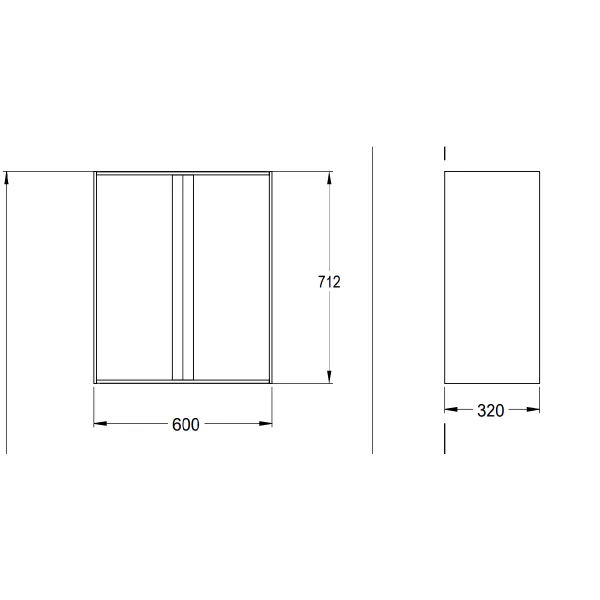 Hovedbilde Haven H2/C60 Veggskap