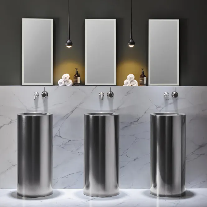 Hovedbilde Alape Metallic WT.RX400K servant 40.4x44.4 cm gulvstående