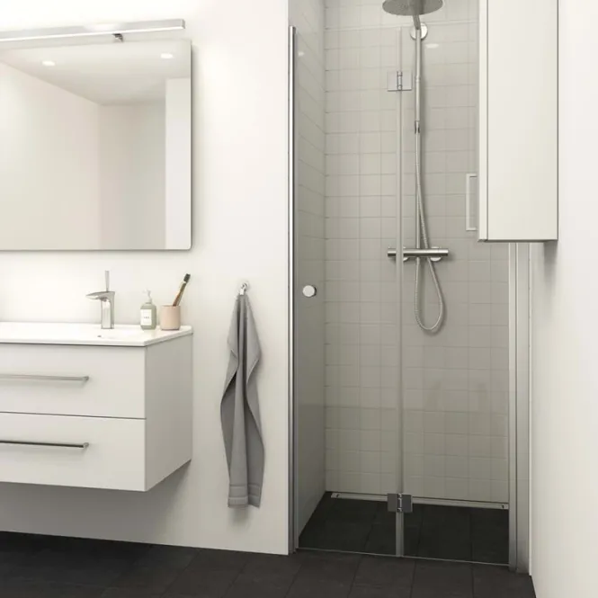 Hovedbilde Dansani Match B foldedør for dusjnisje