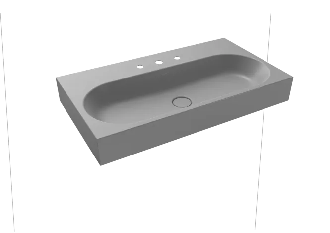 Hovedbilde Kaldewei CENTRO Mod 3062 Vegghengt Servant, 90x50 cm, Cool Grey 30, 3 ...