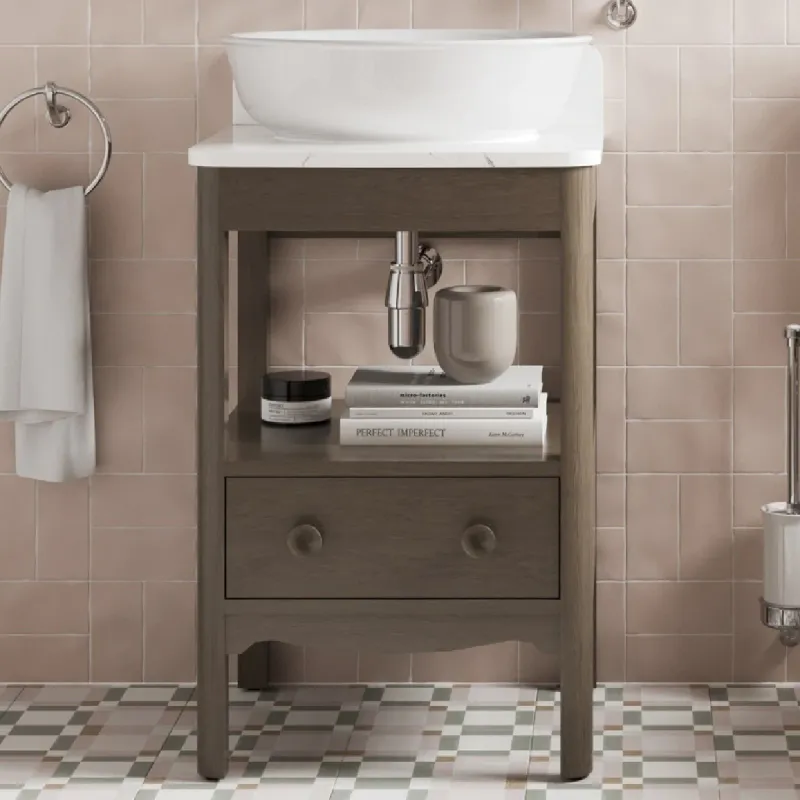 Burlington Guild Servantskap 52 cm med Carrara Benkeplate