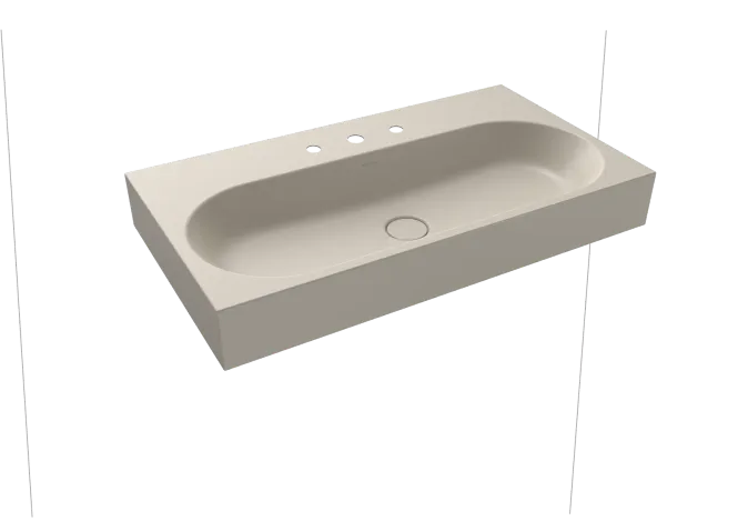 Hovedbilde Kaldewei CENTRO Mod 3062 Vegghengt Servant, 90x50 cm, Warm Grey 10, 3 ...