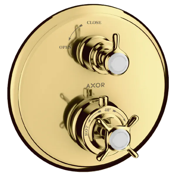 Hovedbilde Axor Montreux Innebygd Termostatmodul med kryssgrep og avsperring - 1 ...