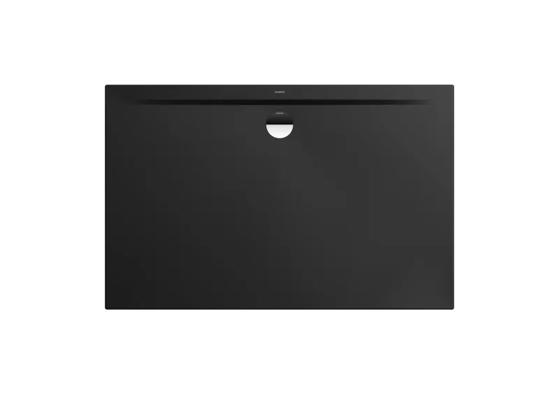 Kaldewei SUPERPLAN ZERO Mod 1558-5 Dusjkar 110x120 cm, Black Matt 100, Invisible Grip, med ekstra lav støtte