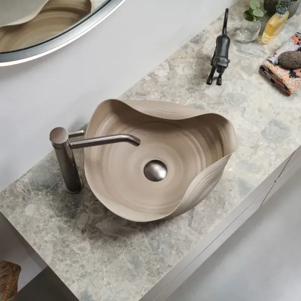 Hovedbilde Scala Bad Handmade ART Vekst Toppmontert Servant 40x35 cm