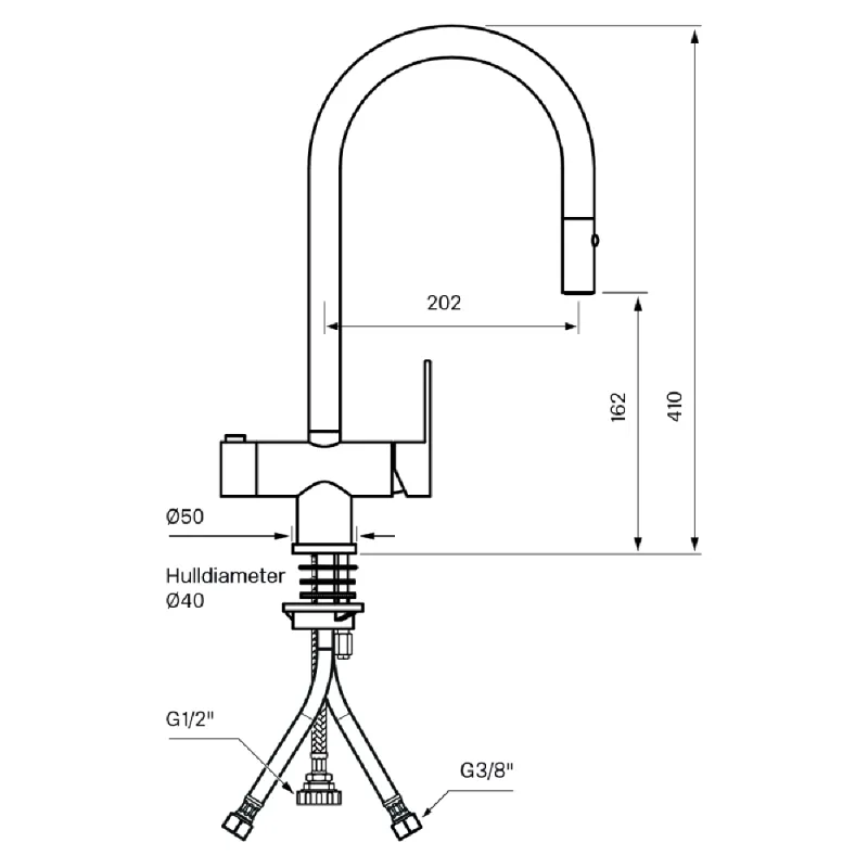 Tapwell RIN885 Kjøkkenbatteri