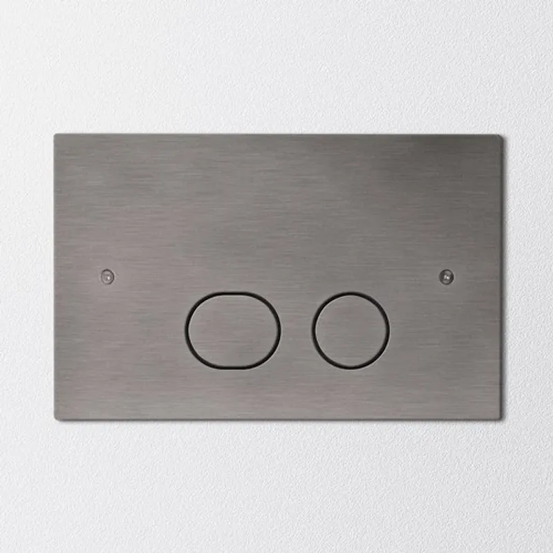 INR Steel Style betjeningsplate