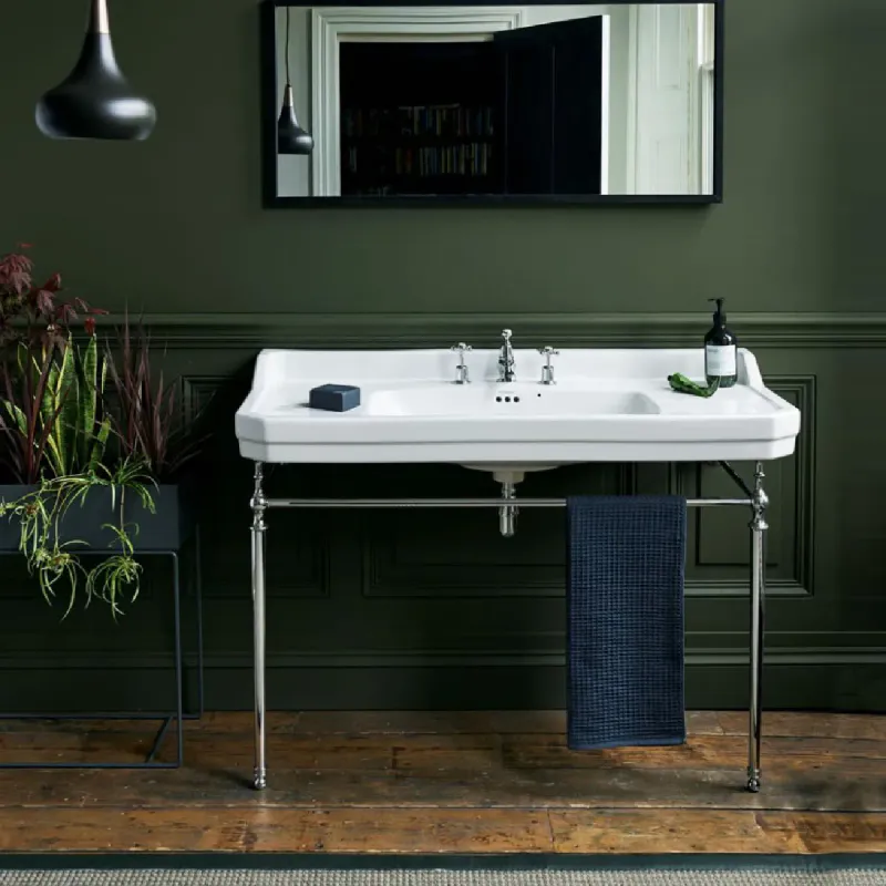Burlington Edwardian servant 120x51 cm inkl.rørstativ i krom