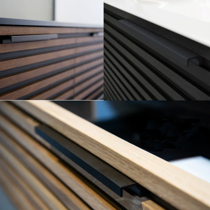 Macro Crown Stripe servantskap 120 cm med porselensservant