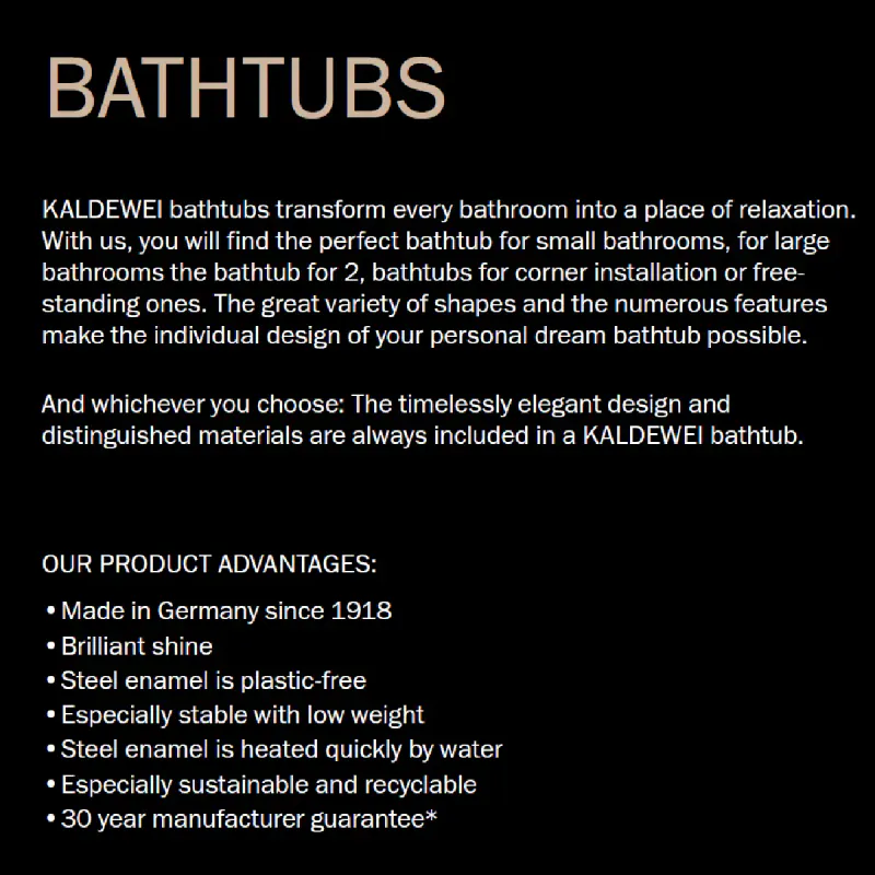 Kaldewei PURO Side Overflow Mod 684 Innebygd Badekar 160x70 cm