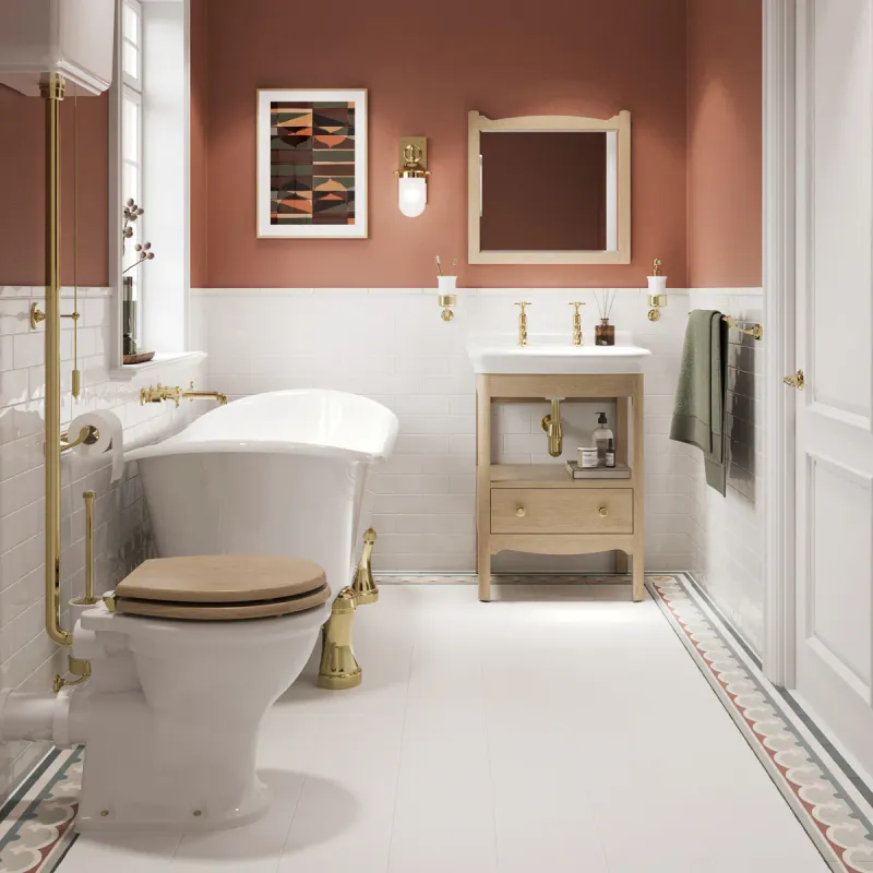 Burlington Guild Servantskap 85 cm med Porselensservant