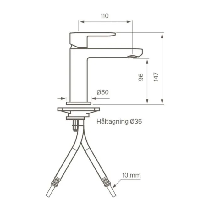 Hovedbilde Tapwell CA071 Servantbatteri