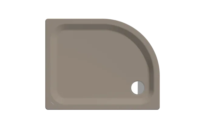 Hovedbilde Kaldewei ZIRKON Mod 501-2 Dusjkar 90x75 cm, Warm Grey 60, Easy-Clean ...