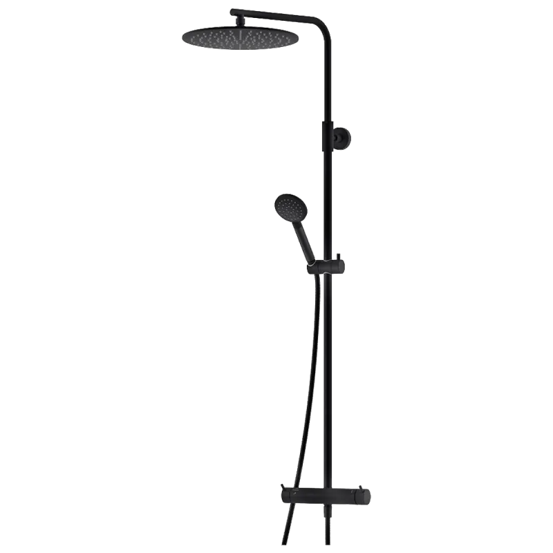 Mora INXX II Takdusj Shower System Kit - Matt Sort