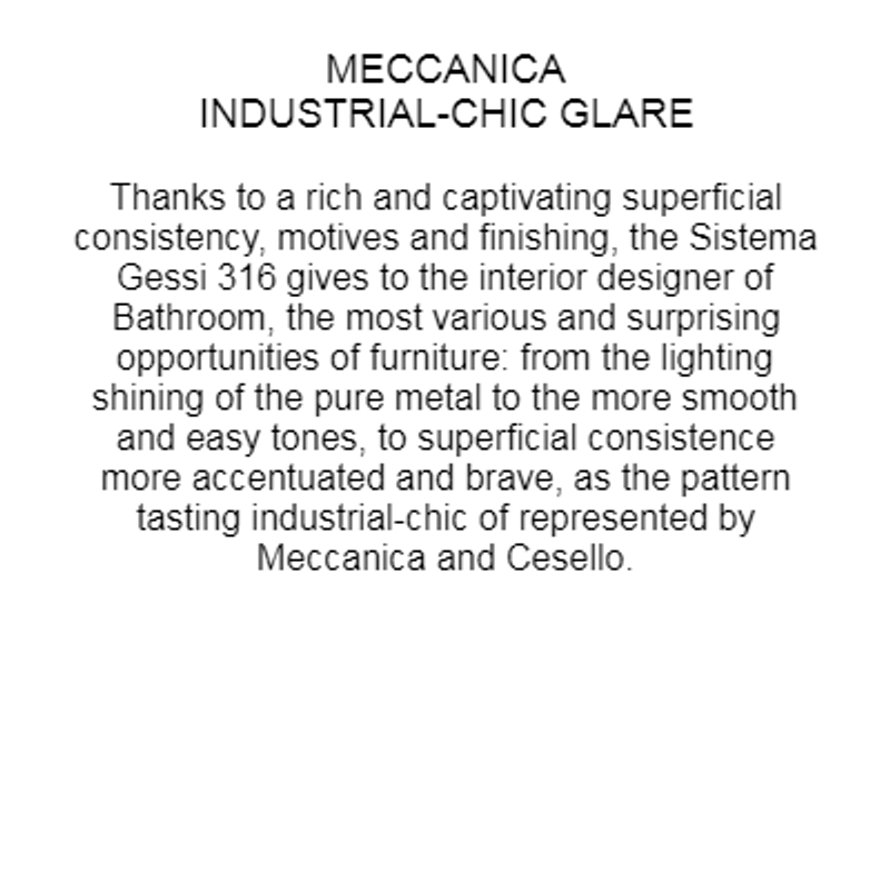 Gessi 316 Meccanica servantbatteri