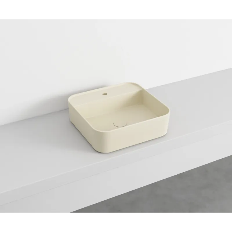 Cielo Shui Comfort firkantet servant 44x43 cm vegg/topp