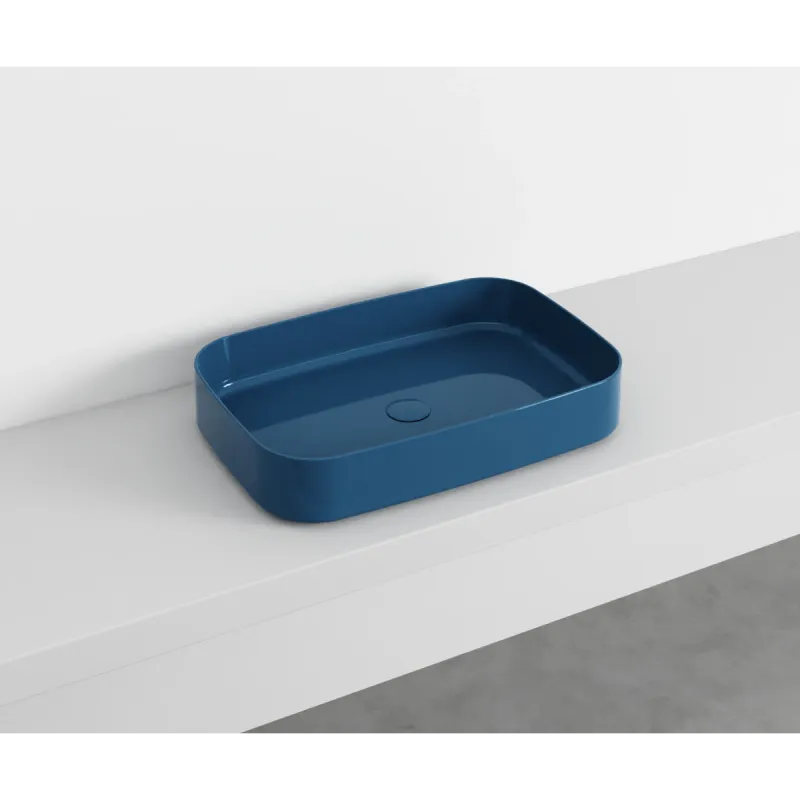 Cielo Shui Comfort rektangulær servant 60x40 cm toppmontering