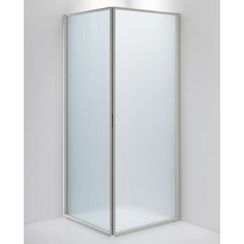 INR Edge 12 Dusjhjørne – Stone – 90x90 cm
