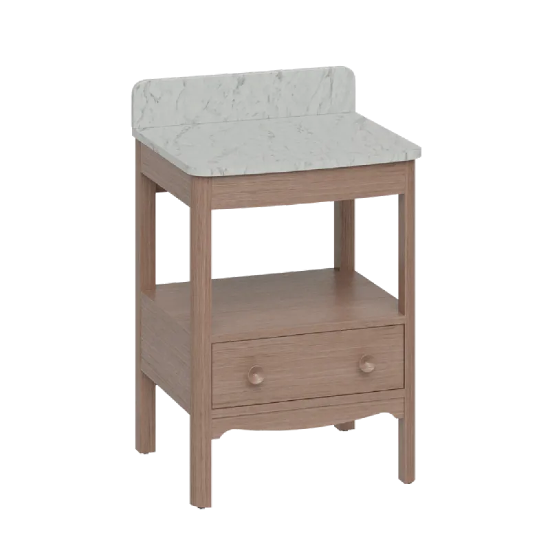 Burlington Guild Servantskap 58 cm med Carrara Benkeplate